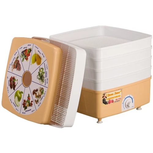 Сушилка для овощей и фруктов Ротор СШ-010 белый оранжевый 383200₽