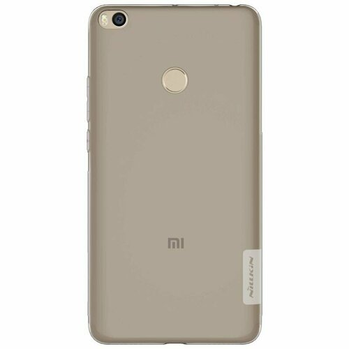 Накладка Nillkin Nature TPU Case силиконовая для Xiaomi Mi Max 2 прозрачно-черная ikrsses for xiaomi mi 8 8se case luxury fabric business cloth pc and tpu case for xiaomi xiaomi mi 8 se