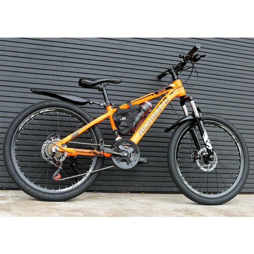 Велосипед Richiesto для девочек 24 дюйма алюминиевый горный цвет апельсин 2115000₽