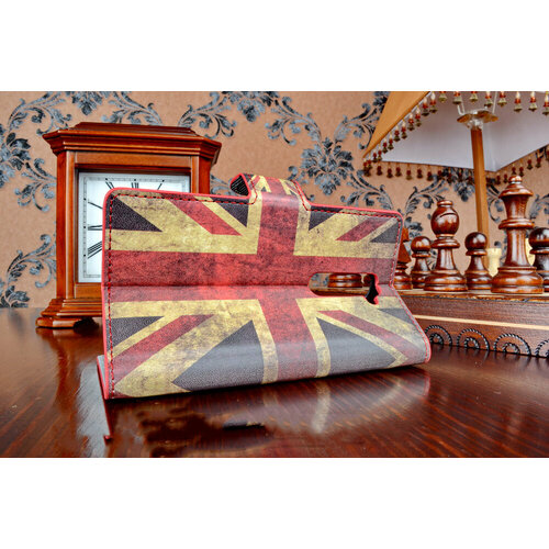 Чехол-книжка с британским флагом MyPads для LG G2 (D802)