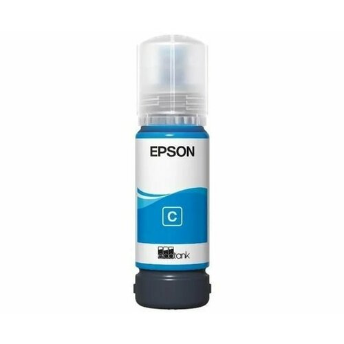 контейнер с чернилами epson 108 оригинальный цвет пурпурный 70 мл для l8050 l18050 EPSON C13T09C24A Картридж 108 EcoTank Ink для Epson L8050/L18050, Cyan 70ml