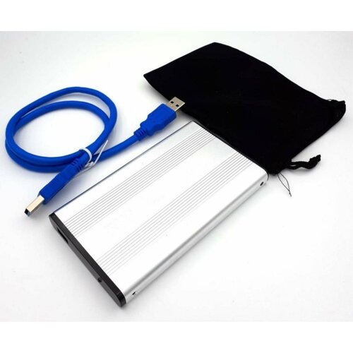 Кейс USB3.0 S254U3_Silver для HDD/SSD SATA 2.5' металлический серебристый