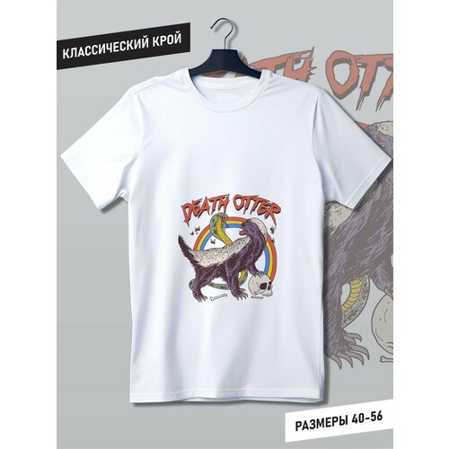 фото Футболка, размер m, белый будь на стиле