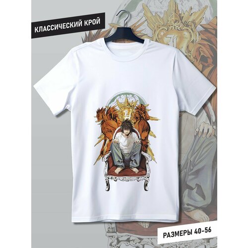 фото Футболка, размер l, белый будь на стиле