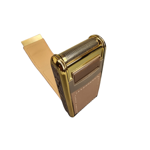 Электрическая бритва электробритва сеточная мужская с триммером шейвер в кожаной оплетке подарочная GOLD 99900₽