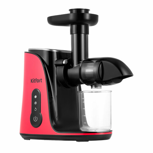 Шнековая соковыжималка Kitfort КТ-1141-1 черно-малиновый 638500₽