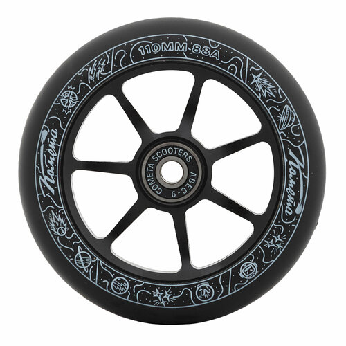 фото Колесо д/сам. комета старт черный / черный