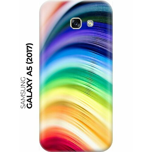 RE: PA Накладка Transparent для Samsung Galaxy A5 (2017) с принтом Разноцветные нити re pa накладка transparent для samsung galaxy s21 с принтом разноцветные нити