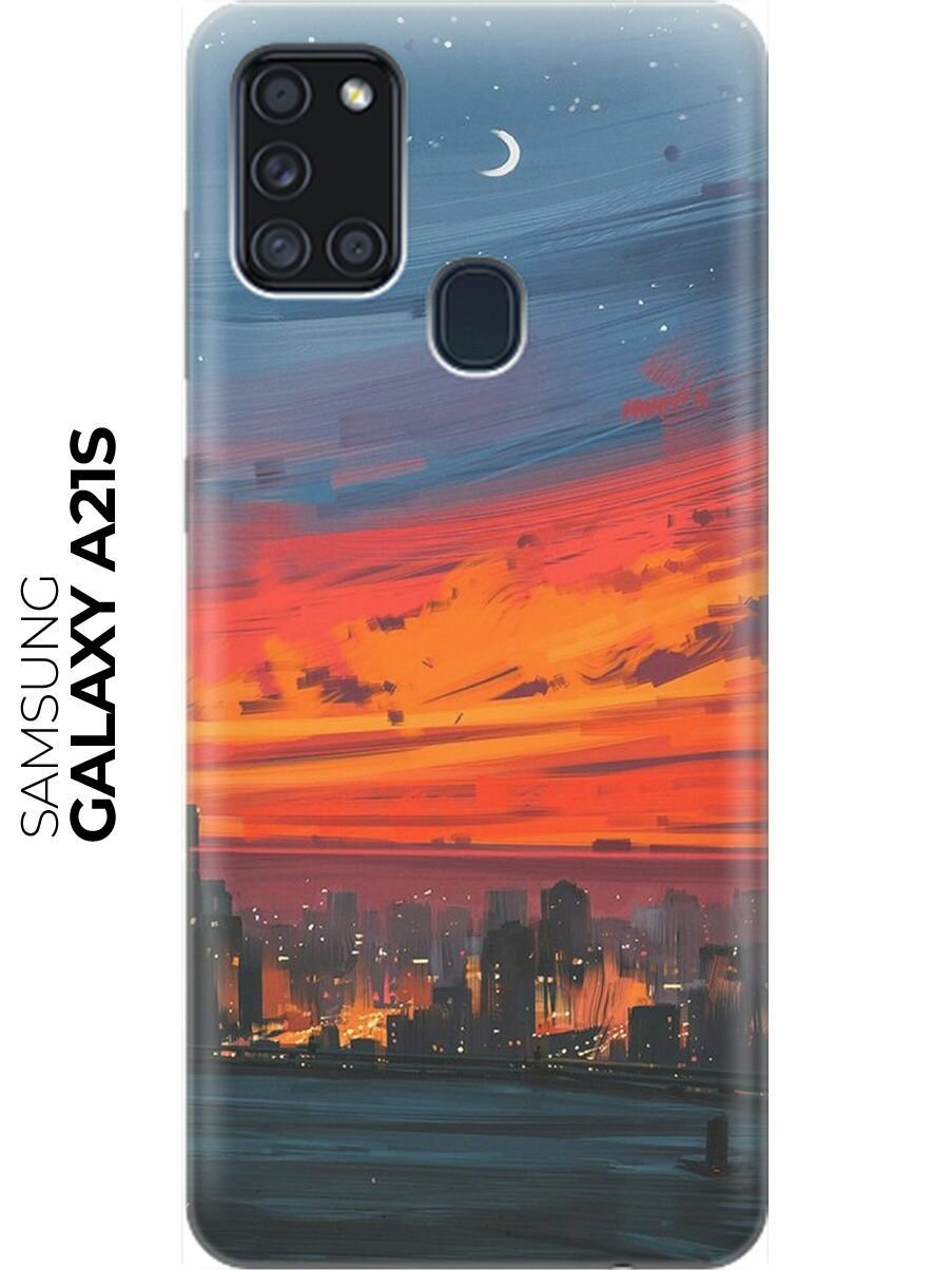 RE: PA Накладка Transparent для Samsung Galaxy A21s с принтом "Ночь и мегаполис"