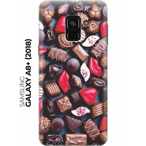 RE: PAЧехол - накладка ArtColor для Samsung Galaxy A8+ (2018) с принтом Набор шоколада re paчехол накладка artcolor для samsung galaxy a8 2018 с принтом брызги красок