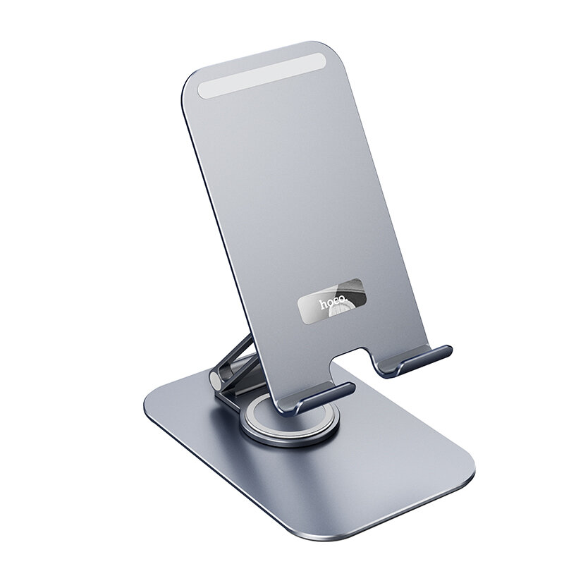 Настольная подставка для телефона/планшета HOCO PH50 Plus, серый металлик