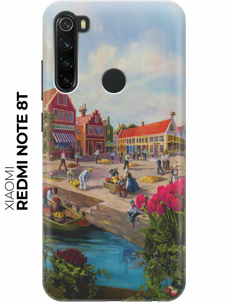 RE: PA Чехол - накладка ArtColor для Xiaomi Redmi Note 8T с принтом "Старинный Амстердам"
