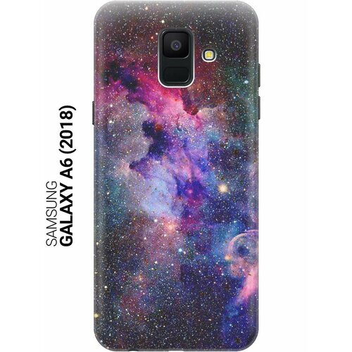 GOSSO Ультратонкий силиконовый чехол-накладка для Samsung Galaxy A6 (2018) с принтом Открытый космос gosso ультратонкий силиконовый чехол накладка для samsung galaxy m20 с принтом открытый космос