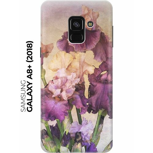 RE: PAЧехол - накладка ArtColor для Samsung Galaxy A8+ (2018) с принтом Фиолетовые цветы re paчехол накладка artcolor для samsung galaxy a8 2018 с принтом дикая рысь