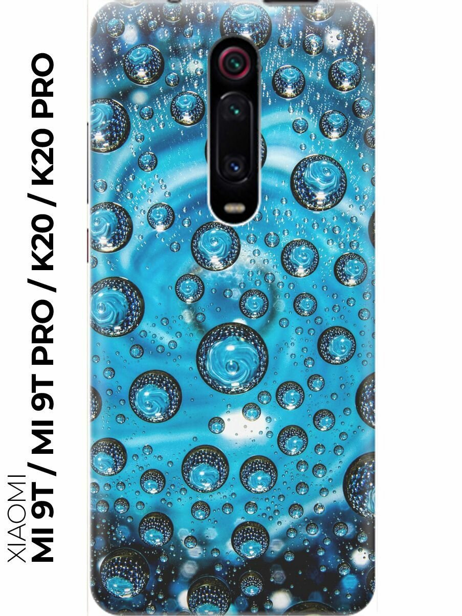 RE: PA Накладка Transparent для Xiaomi Mi 9T / Mi 9T Pro / K20 / K20 Pro с принтом "Голубые капли"
