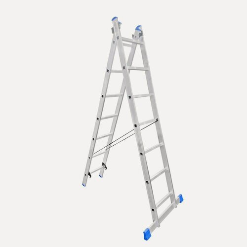 Изображение товара LadderBel Лестница алюминиевая двухсекционная 7 ступеней LS207