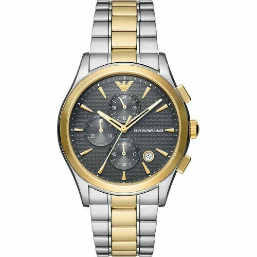 фото Наручные часы emporio armani, серебряный, золотой