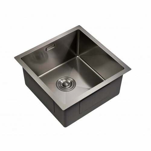 фото Мойка для кухни milacio denia 44 steel воронёная сталь