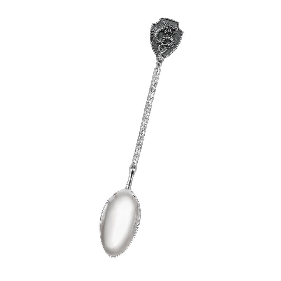 Серебряная кофейная ложка Дракон (Год дракона)