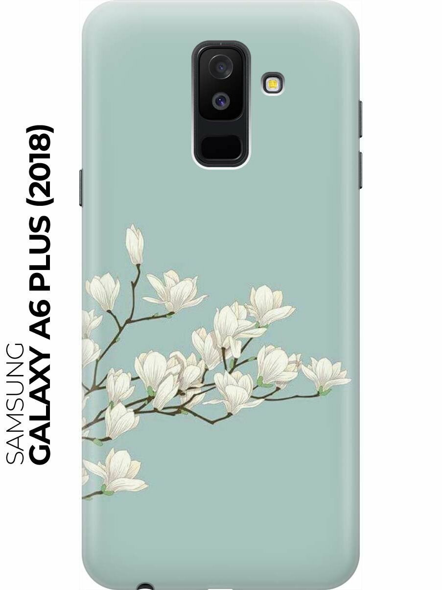 RE: PAЧехол - накладка ArtColor для Samsung Galaxy A6 Plus (2018) с принтом "Сакура на голубом"