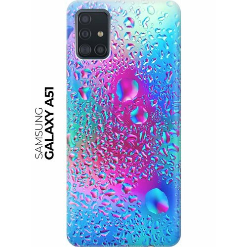 RE: PA Накладка Transparent для Samsung Galaxy A51 с принтом Капли на стекле re pa накладка transparent для samsung galaxy a71 с принтом капли на стекле