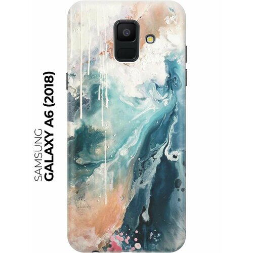 re paчехол накладка artcolor для samsung galaxy s8 с принтом брызги красок RE: PAЧехол - накладка ArtColor для Samsung Galaxy A6 (2018) с принтом Брызги красок