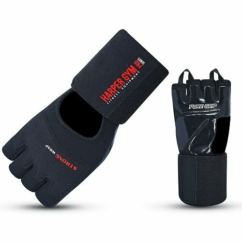Перчатки для фитнеса Harper Gym Pro Series 16-8844 black XL
