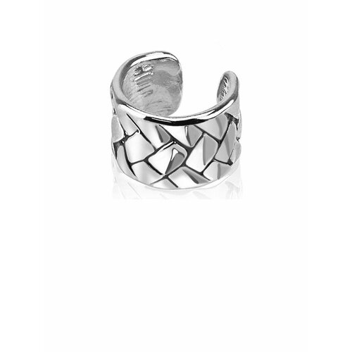 фото Серьги каффы spikes, серебристый