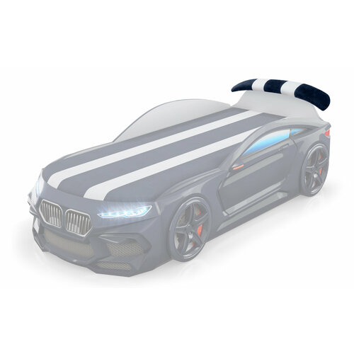 Мягкий спойлер для кровати-машинки Romack. Цвет черный