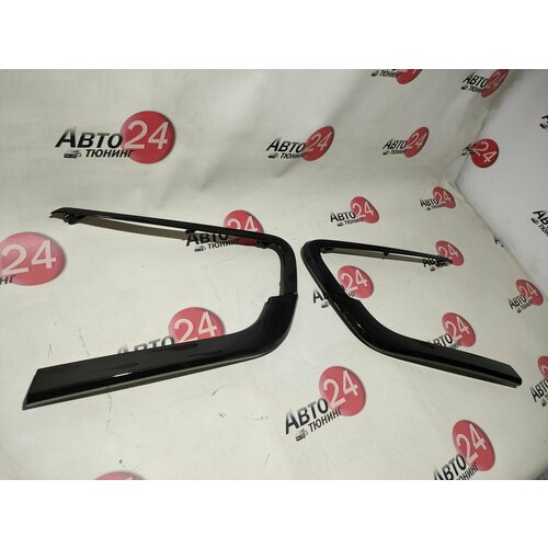 Накладки на передний бампер Лада Веста Vesta Vesta SW черный глянец 2690₽