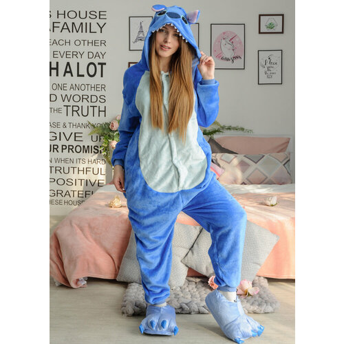 фото Кигуруми стич пижамки*shop, размер 155-165, голубой