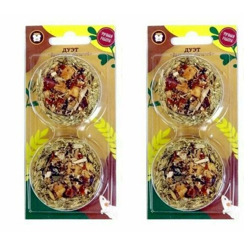 Дуэт Лакомство для грызунов Фруктово-овощной, 2 шт