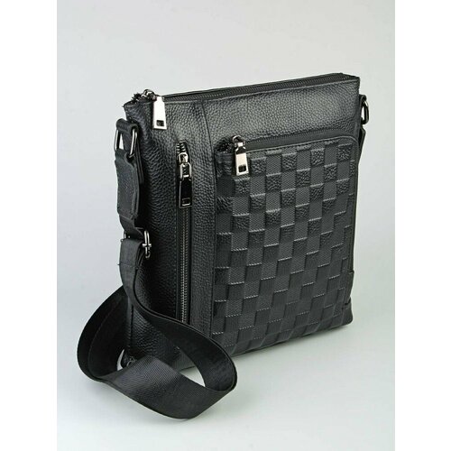 фото Сумка барсетка r1zenbag, фактура гладкая, черный ryzenbaks