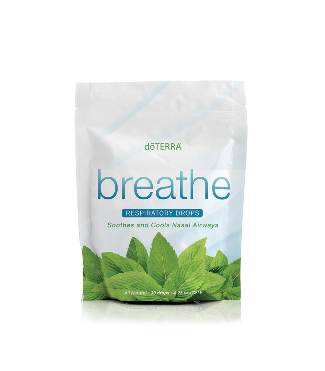 Смесь эфирных масел Breathe doterra, Леденцы Бриз Дотерра освежающие леденцы 5 штук