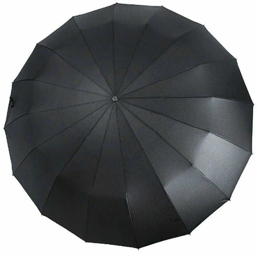 Зонт Три слона, черный