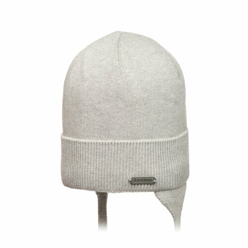 фото Шапка бини андерсен, размер 46-48, серый