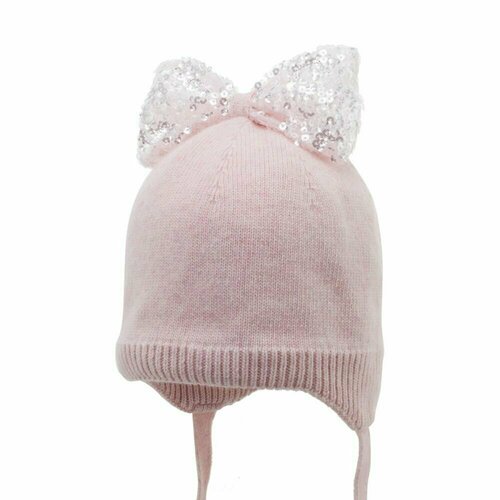 фото Шапка бини андерсен, размер 46-48, розовый