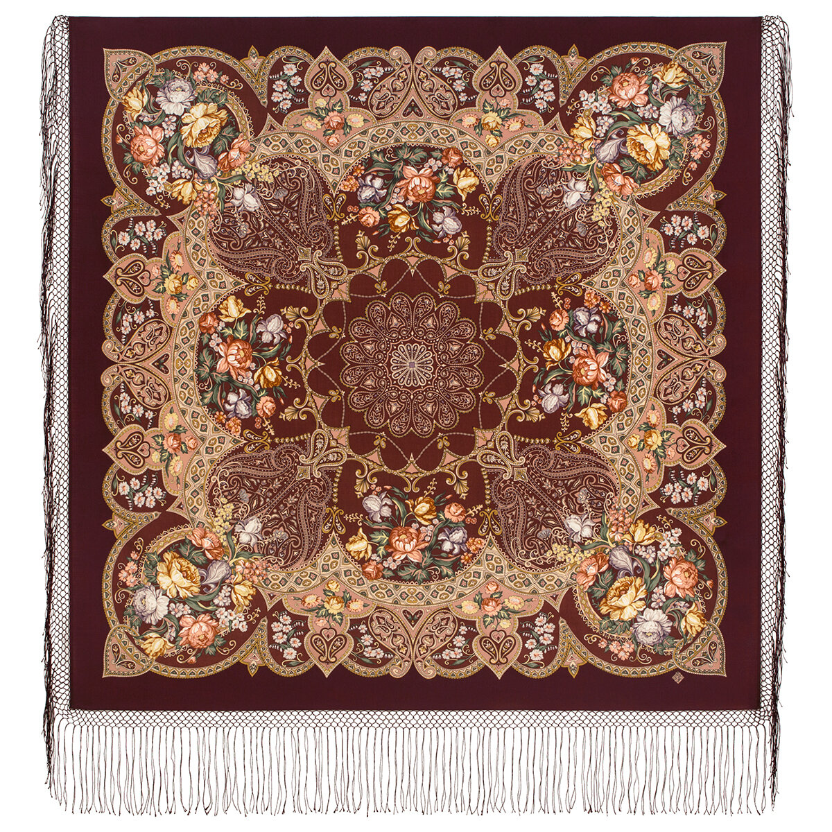 Платок Павловопосадская платочная мануфактура 