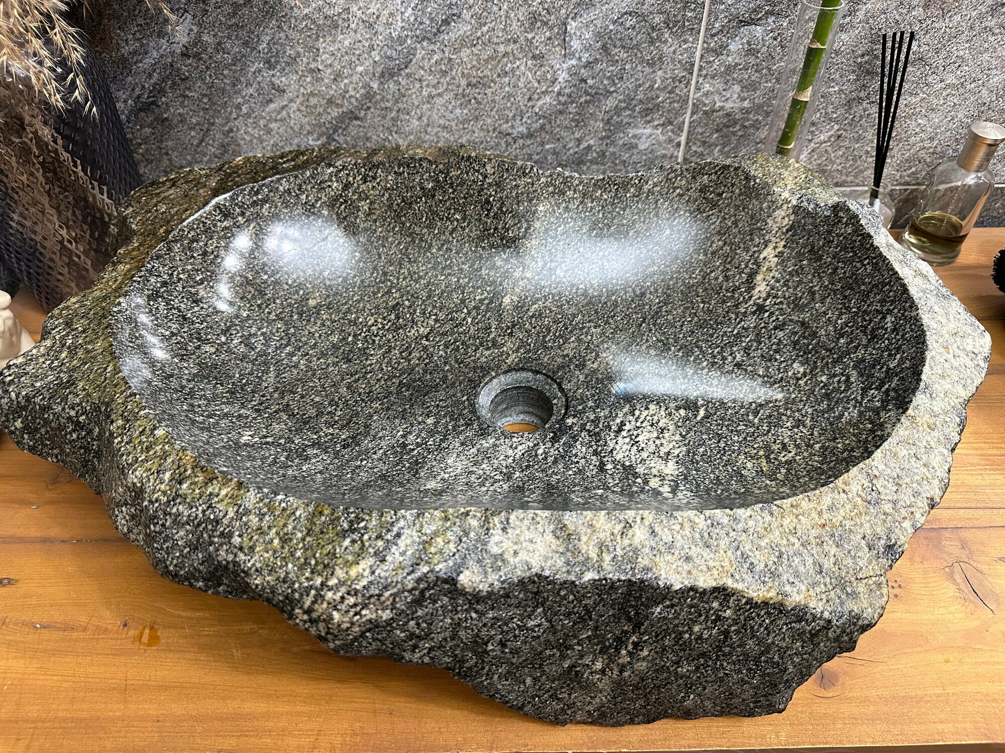 Раковина из натурального цельного камня, Eternity - фотография № 6