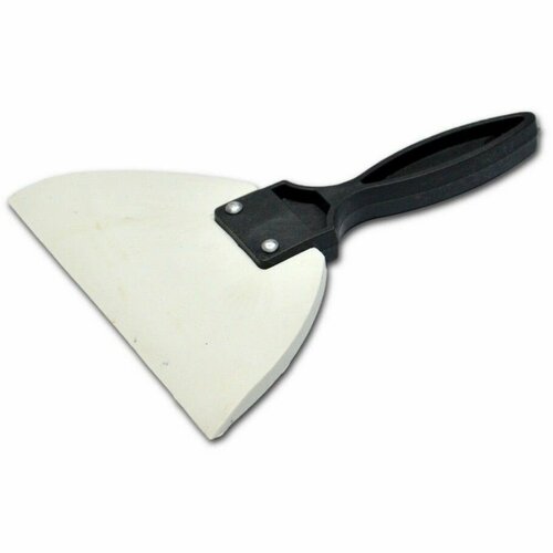 Шпатель резиновый белый с пластмассовой ручкой 135мм 888 107₽