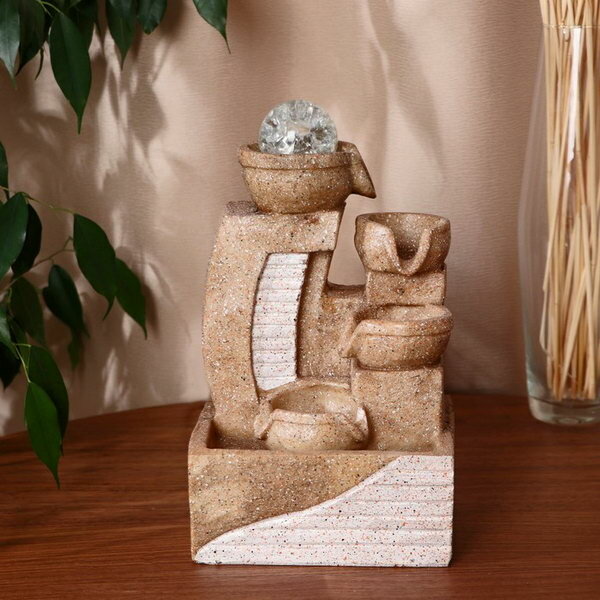 фото Фонтан "Арий" полоски, 15х12.5х24 см