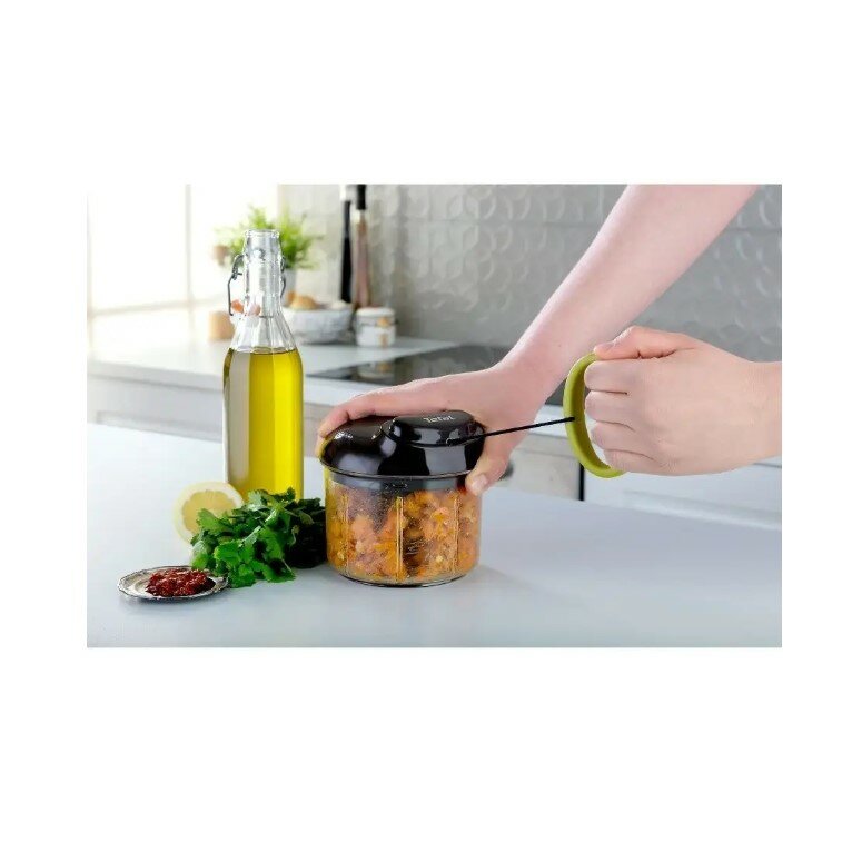 Измельчитель ручной Tefal K1321044 0.9л. зеленый/черный - фото №14