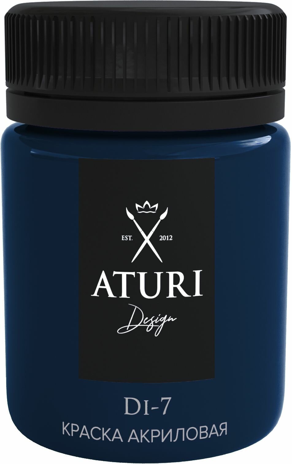 фото Краска акриловая Aturi цвет глубокий синий 60 г