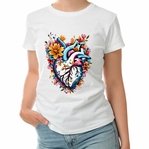 фото Футболка roly, размер s, белый