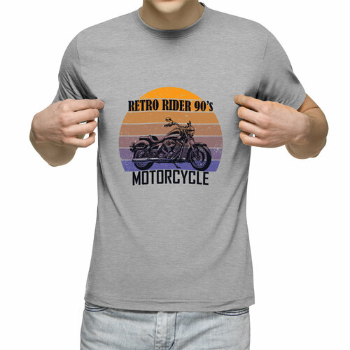 фото Футболка us basic, размер 2xl, серый