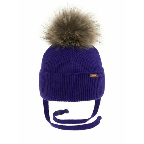 фото Шапка mialt, размер 52, синий