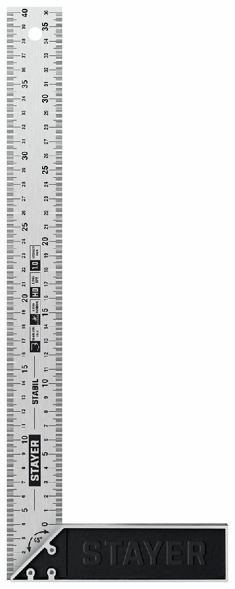 Столярный угольник STAYER 400 мм (3431-40_z02)