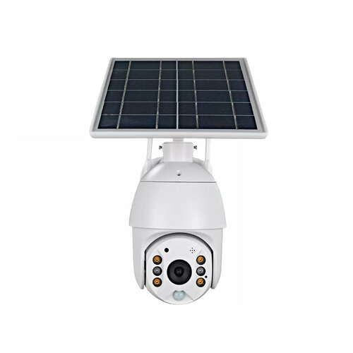 wi fi камера c солнечной панелью carcam 2mp solar outdoor ptz camera v380p5pro wifi Уличная поворотная Wi-Fi камера Link SoIar S-11 WiFi (I38232S11) с солнечной батареей - Wi-Fi камера на солнечных батареях, видеокамера с солнечной ба