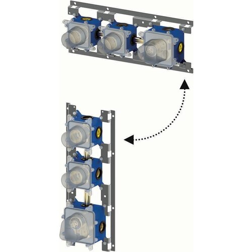 Встраиваемая часть смесителя Paffoni MODULAR BOX MDBOX018 термостат paffoni душевой комплект paffoni 4 в 1 22no термостат