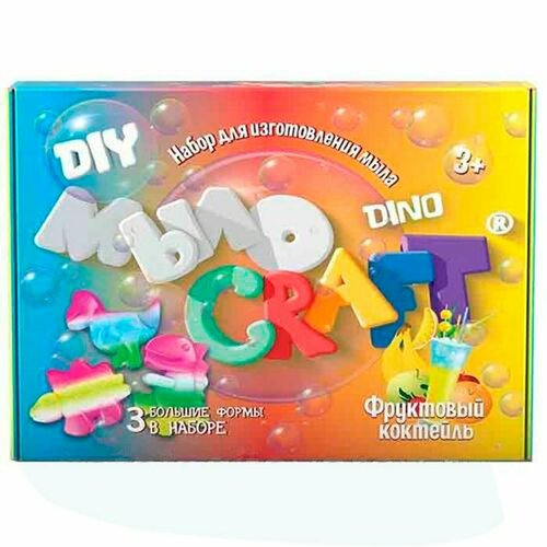 Набор для проведения экспериментов Юный химик Мыло Craft. Вкусняшки. Фруктовый десерт 892 Brickmaster